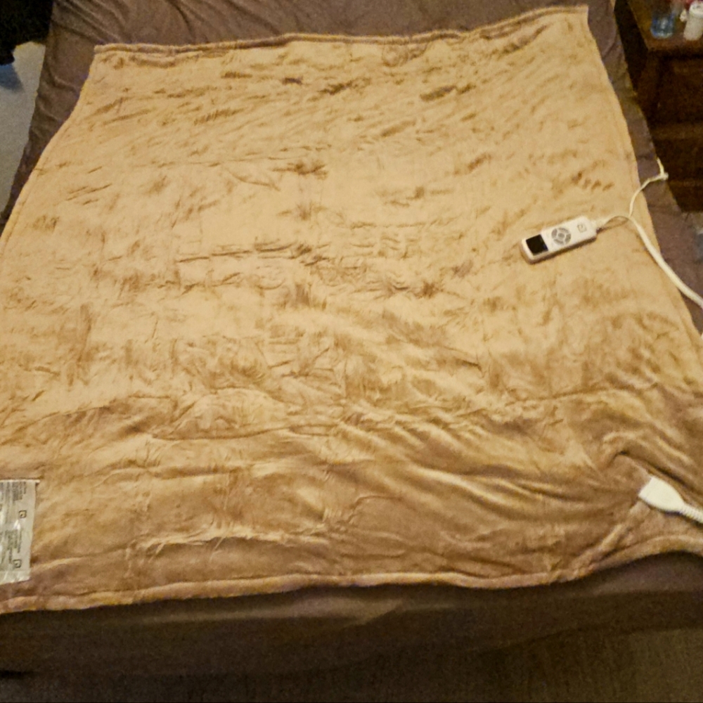 Light Brown Electric Blanket